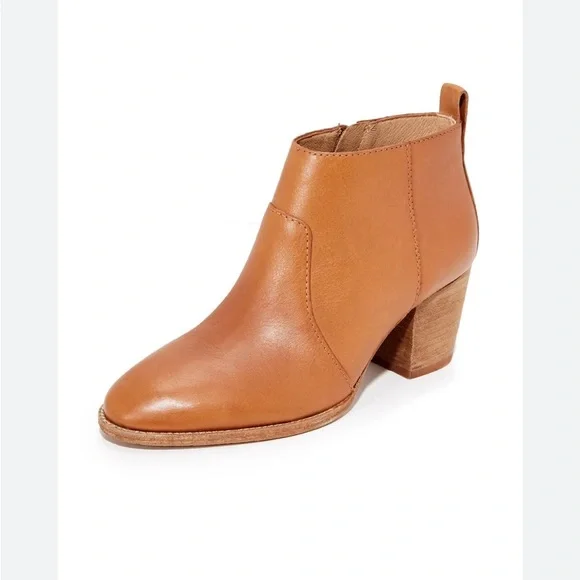 Madewell The Brenner Boot in Brown Leather SZ 8 | Leather Booties - Picture 2 of 14